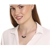 Jwl Luxury Pearls Elegantiškas sidabrinis karoliai su tikrais upės perlais JL0783