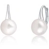 Jwl Luxury Pearls Puikūs sidabriniai auskarai su tikru perlu JL0643