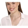 Jwl Luxury Pearls Puikus sidabrinis karoliai su rožiniais upės perlais JL0784