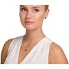 Jwl Luxury Pearls Dailaus sidabro tikro juodo perlų karoliai JL0836 (grandinė, pakabukas)