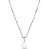 Jwl Luxury Pearls Puikūs sidabriniai tikrų perlų karoliai JL0835 (grandinė, pakabukas)
