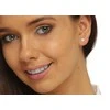 Jwl Luxury Pearls Gėlėti išilginiai auskarai su kristalais JL0722