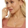Jwl Luxury Pearls Švelnūs sidabriniai auskarai su tikrais baltais perlais JL0675