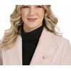 Jwl Luxury Pearls Blizganti snaigės formos sagė su perlu JL0873