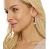 Jwl Luxury Pearls Ilgi sidabriniai auskarai su tikrais barokiniais perlais ir cirkoniais JL0681