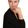 Jwl Luxury Pearls Prabangi sidabrinė teniso apyrankė su cirkoniais JL0849