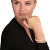 Jwl Luxury Pearls Prabangi sidabrinė teniso apyrankė su cirkoniais JL0849