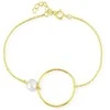 Jwl Luxury Pearls Minimalistinė paauksuota apyrankė su tikrais perlais JL0858