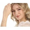 Jwl Luxury Pearls Minimalistinė sidabrinė apyrankė su tikrais perlais JL0859