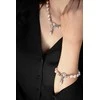Jwl Luxury Pearls Vėrinys iš tikrų rožinių perlų JL0555