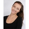 Jwl Luxury Pearls Vėrinys iš levituojančių tamsių tikrų perlų JL0325