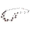 Jwl Luxury Pearls Vėrinys iš levituojančių tamsių tikrų perlų JL0325