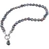 Jwl Luxury Pearls Vėrinys iš tikrų metalo mėlynų perlų JL0561