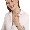 Jwl Luxury Pearls Vėrinys iš subtilių 11 tikrų juodų perlų JL0752