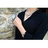 Jwl Luxury Pearls Tikrų pilkų perlų vėrinys JL0557