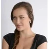 Jwl Luxury Pearls Originalūs auskarai su tikru perlu ir 2in1 kristalu JL0059