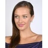 Jwl Luxury Pearls Originalūs auskarai su tikru perlu ir 2in1 kristalu JL0059