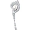 Jwl Luxury Pearls Blizganti sagė 2in1 Calla gėlė JL0816