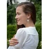 Jwl Luxury Pearls Sidabriniai auskarai su baltu perlu dešine JL0154