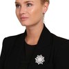 Jwl Luxury Pearls Blizganti sagė Flake 2 in 1 su tikru perlu JL0847