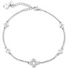Jwl Luxury Pearls Sidabrinis pakabukas su keturlapiais dobilais ir gėlavandeniais perlais JL0803