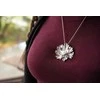 Jwl Luxury Pearls Unikali 2in1 gėlių sagė su tikru perlu JL0573