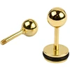 Kalace Minimalist auksinis-plated steel studs 110696J