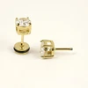 Kalace Minimalist auksinis-plated stones with clear crystal 110693J
