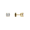 Kalace Minimalist auksinis-plated stones with clear crystal 110693J