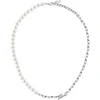 Karl Lagerfeld Elegantiškas vėrinys su sintetiniais perlais Pearl KLAYR03
