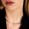 Karl Lagerfeld Elegantiškas vėrinys su sintetiniais perlais Pearl KLAYR03