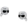 Karl Lagerfeld Iconic Karl Charms crystal earrings KLAYD20