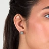 Karl Lagerfeld Steel stud earrings Illume KLBJX17