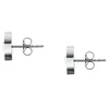 Karl Lagerfeld Steel stud earrings Illume KLBJX17