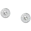 Karl Lagerfeld Steel stud earrings Illume KLBJX17