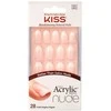 KISS ACRYLIC NUDE priklijuojami nagai (28 vnt.)