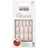 KISS Natūralūs nagai, tinkami lakavimui 65996 Salon Naturals (Nagai) 28 vnt.