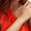 La Petite Story Delicate sidabrinis bracelet with mėlynas zircon Sidabrinis LPS05AWV09