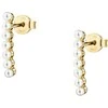 La Petite Story Gold-plated drop earrings with artificial pearls Sidabrinis LPS01AWV90