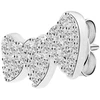 La Petite Story Vienviečiai auskarai Heart LPS02ARQ29
