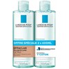 La Roche-Posay „Effaclar“ (valomojo micelinio vandens) rinkinys 2 x 400 ml