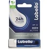 Labello Men Active 24h Moisture Lūpų balzamas Lūpų balzamas vyrams, 4,8 g