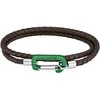Lacoste Ruda pinta odinė apyrankė Matt 2040314
