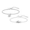 Lacoste Charming steel jewelry set for women (bracelet, earrings) 2070046