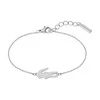 Lacoste Decent steel bracelet for women Crocodile 2040046