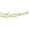 Lacoste Double auksinis-plated Crocodile bracelet 2040581