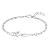 Lacoste Double steel bracelet Crocodile 2040580