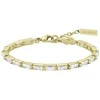 Lacoste Duchess auksinis-plated tennis bracelet with clear crystals 2040499