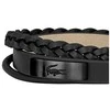 Lacoste Fusion juoda odinė apyrankė 2040318