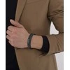 Lacoste Fusion juoda odinė apyrankė 2040318